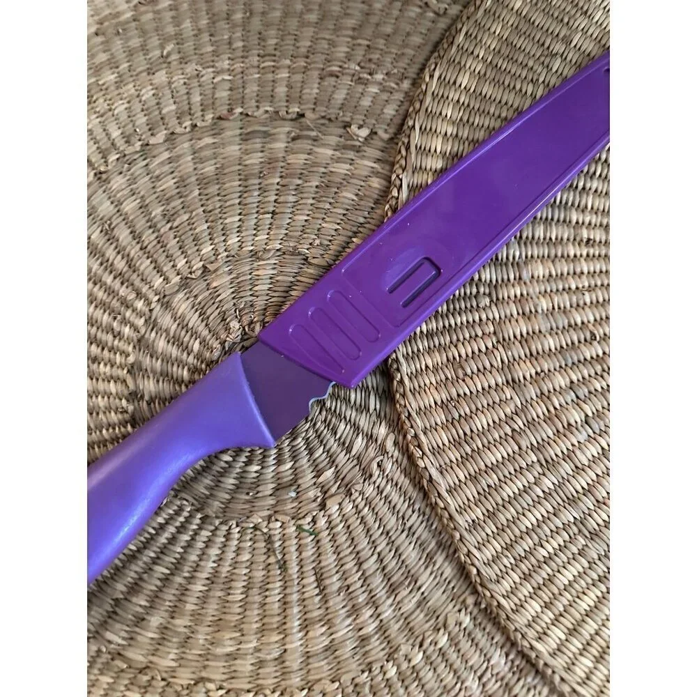 Large purple kitchen knife